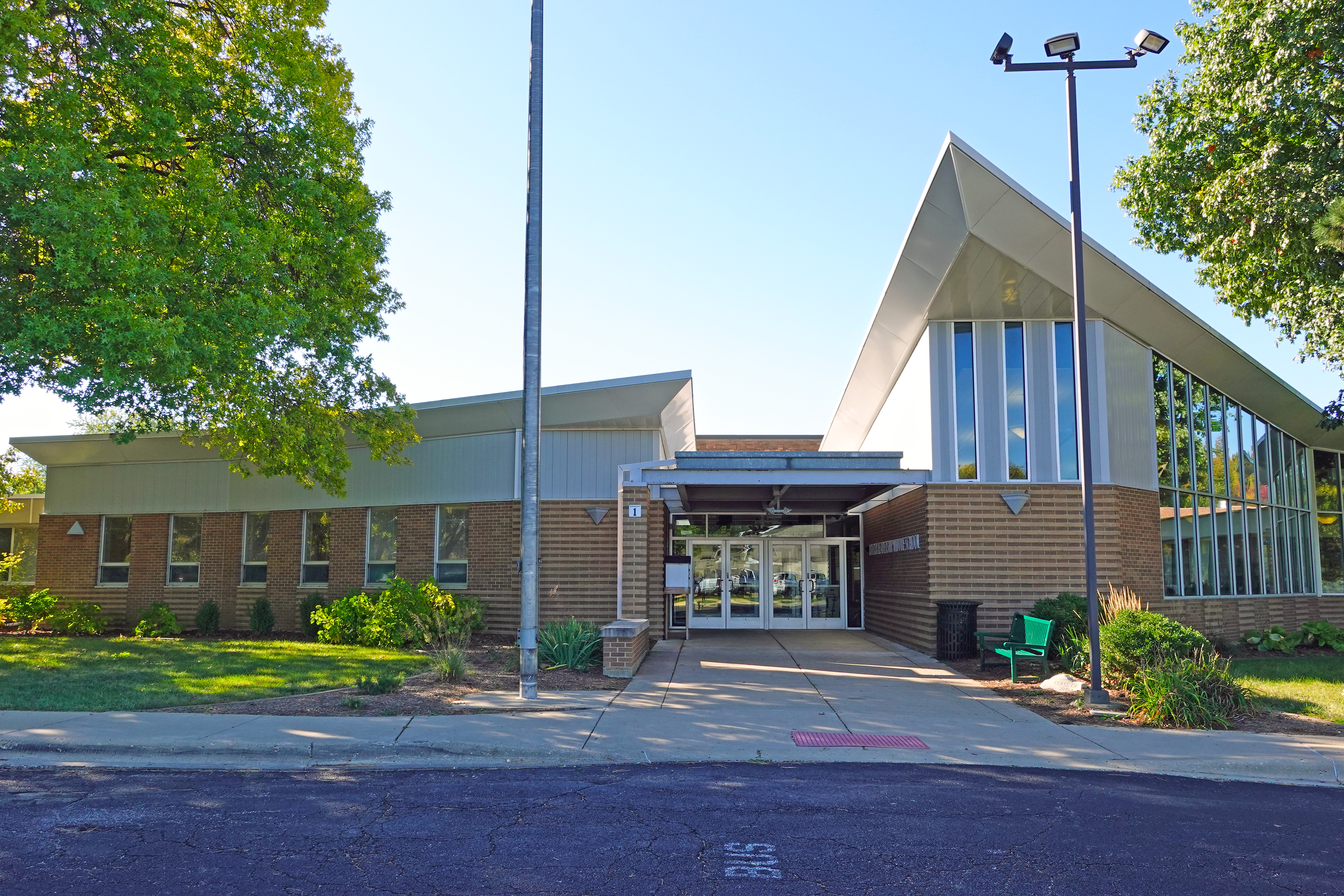 front of Liberty Leadership Middle school