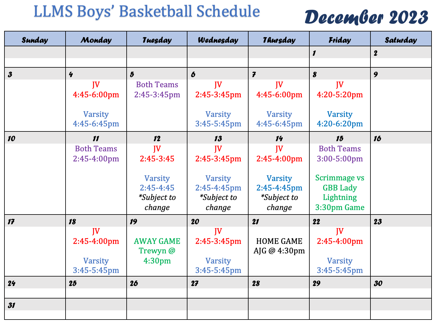 Boys' Basketball | Liberty Leadership Middle School