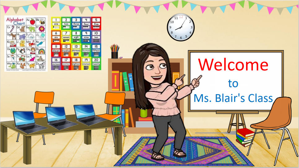 Ms. Blair's virtual classroom