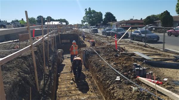 PSA GYM AND LIBRARY construction photos