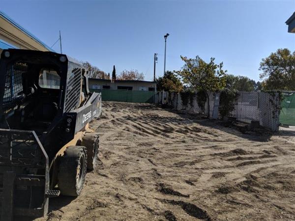 ADULT SCHOOL PLAYGROUND construction photos