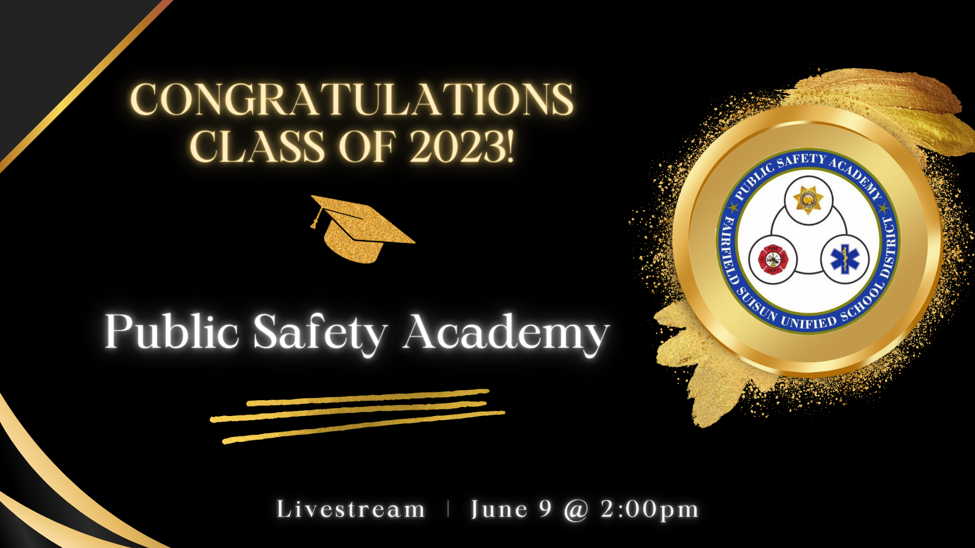 Congratulations class of 2023 PSA