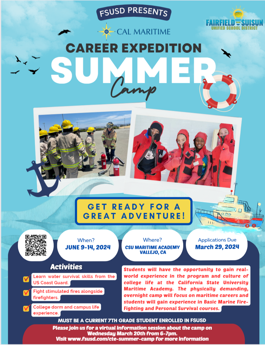Career Expedition Summer Camp Flyer