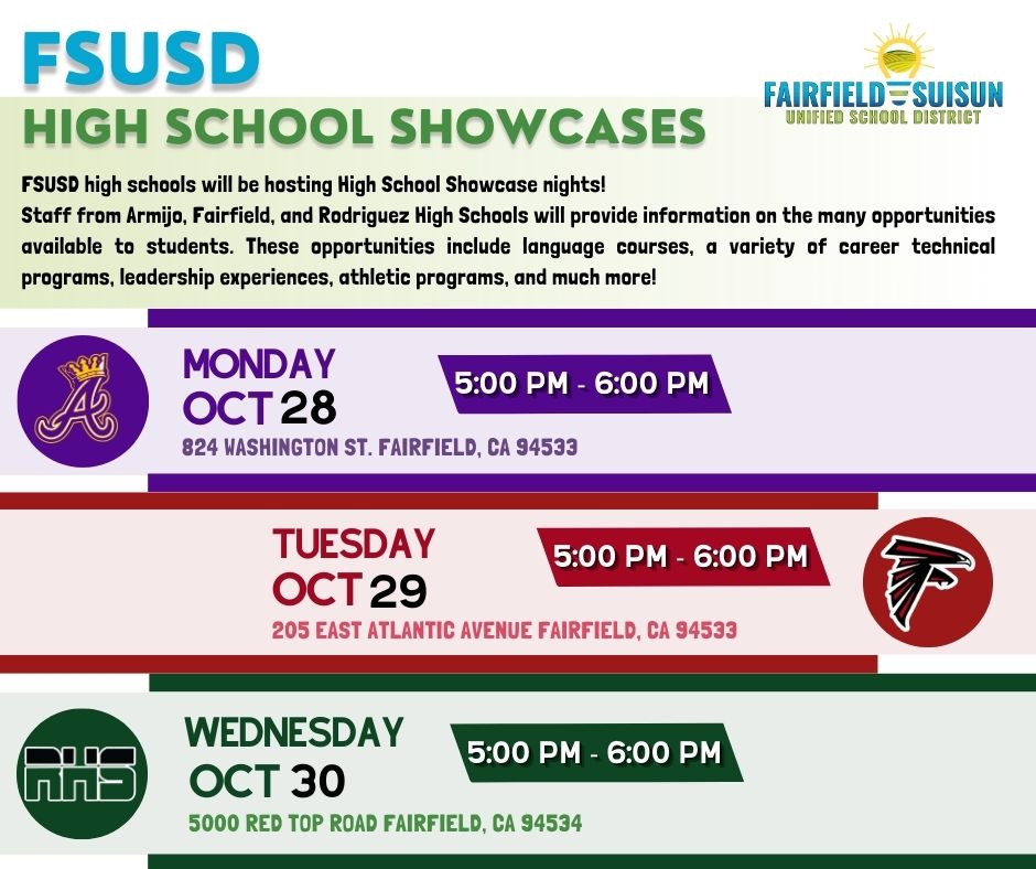 Secondary Education | Fairfield-Suisun Unified School District