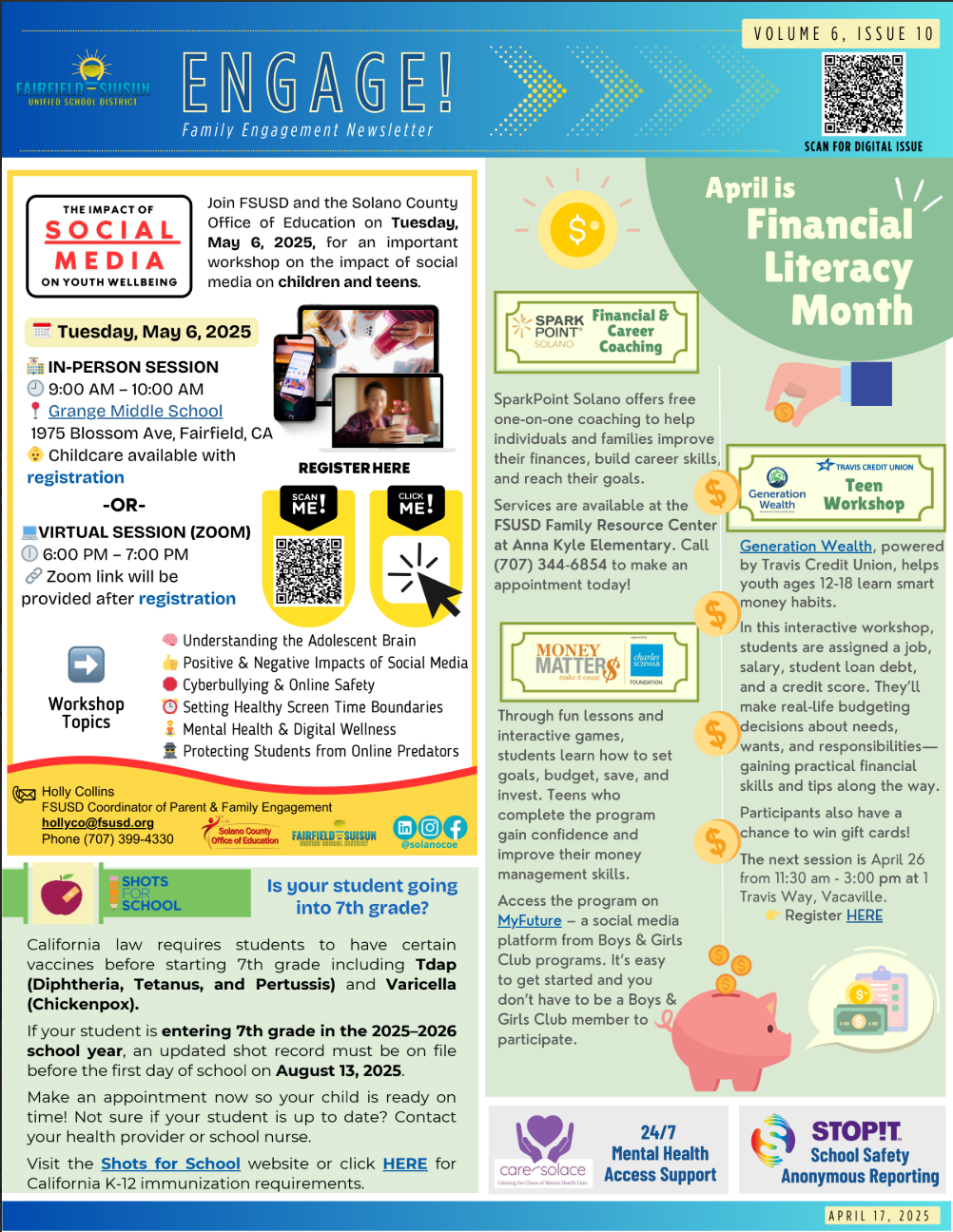 Engage Newsletter