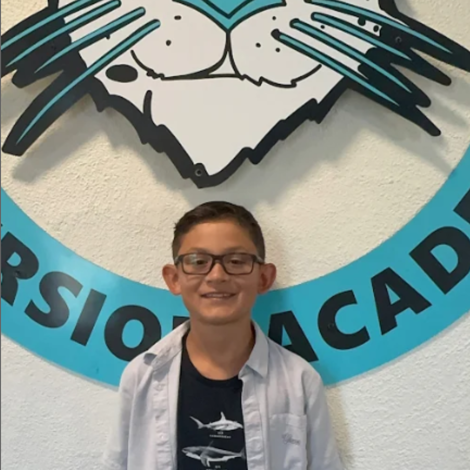 Eli Phillips - Student of the Month at Sullivan Language Immersion  - October 2025