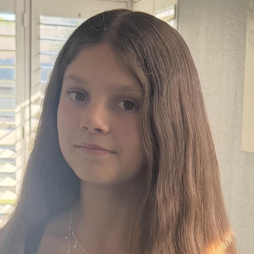 Sienna Johnson Student of the Month at Oakbrook Academy of the Arts