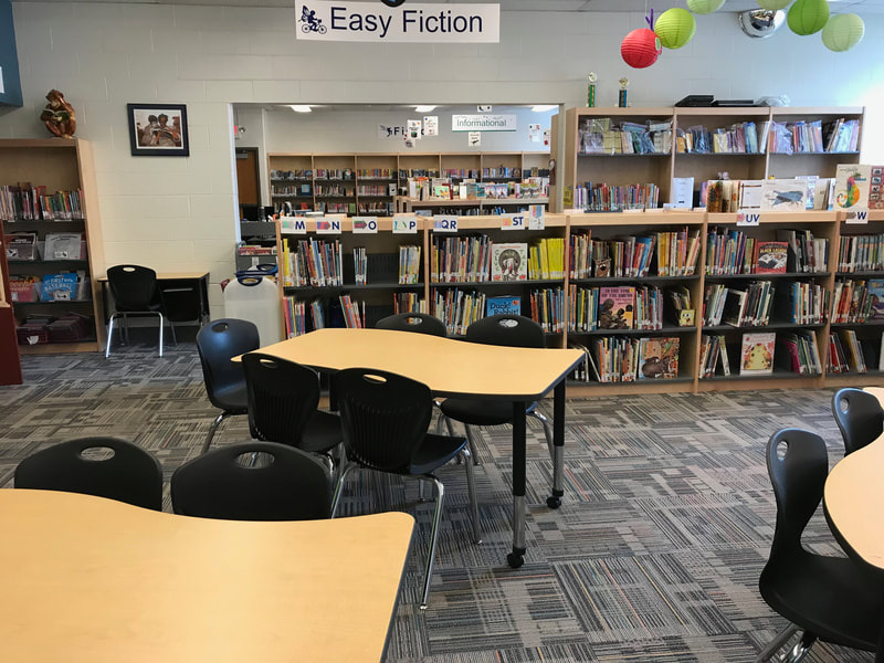 easy fiction hallway in kenwood library