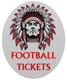 Football Tickets with the image of an apache