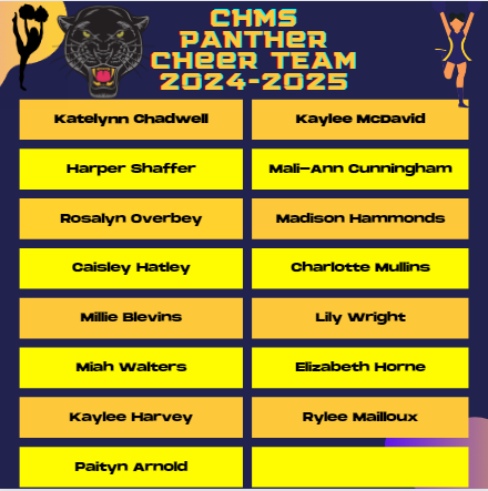 2024-2025 Cheer Team