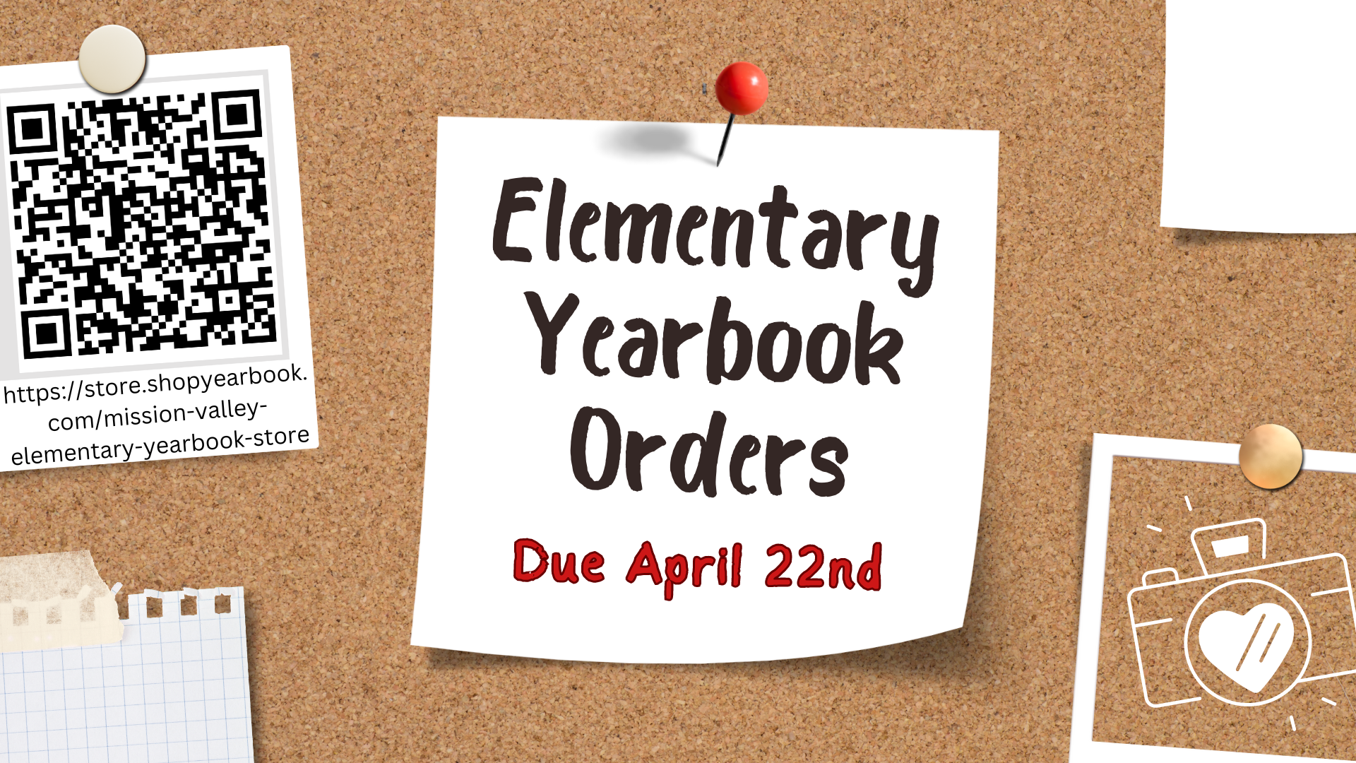 Elem yearbook orders