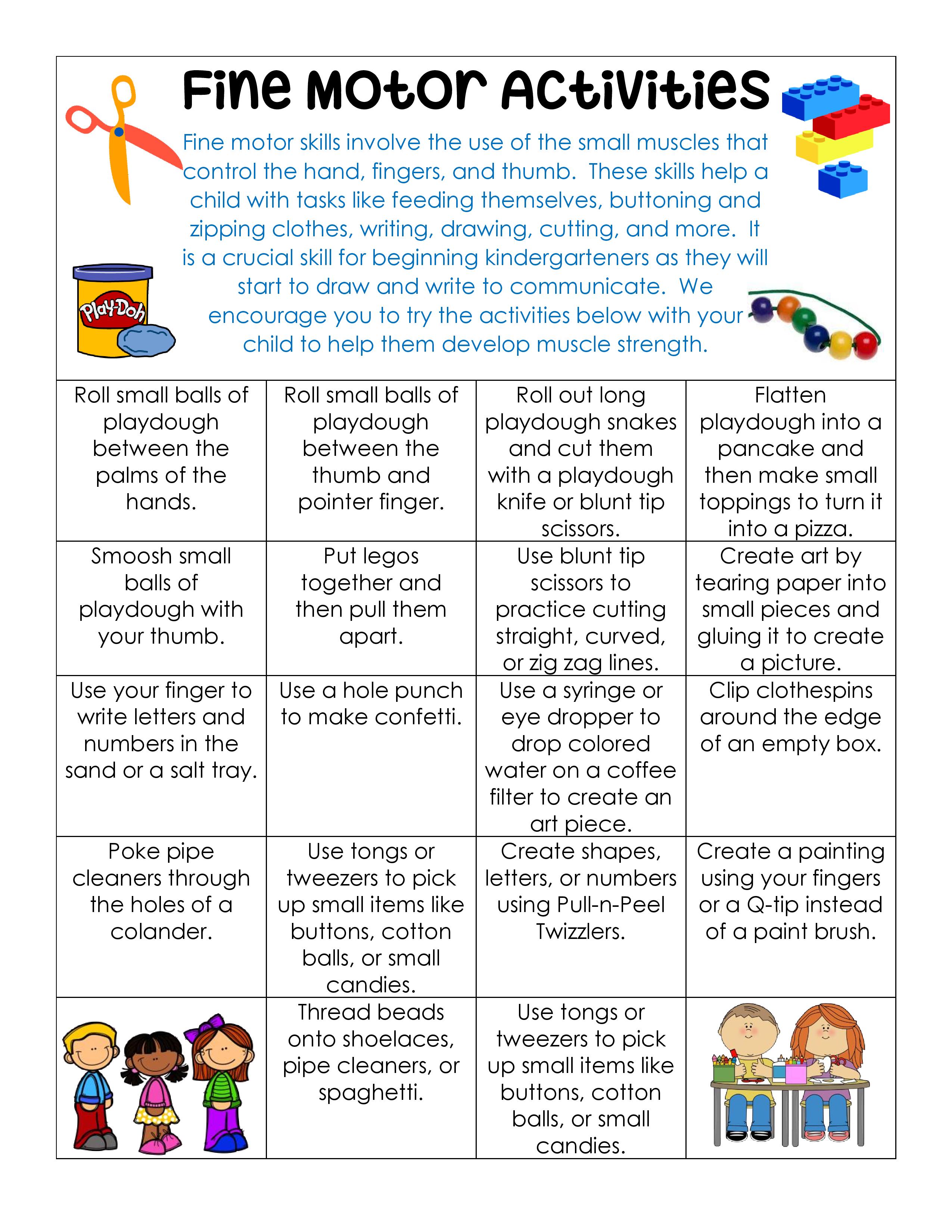fine motor skills