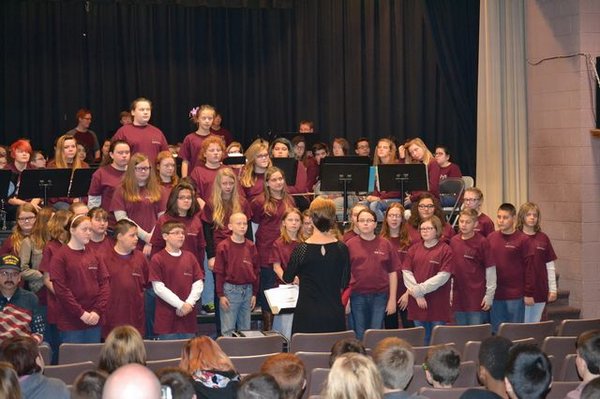 Chorus students