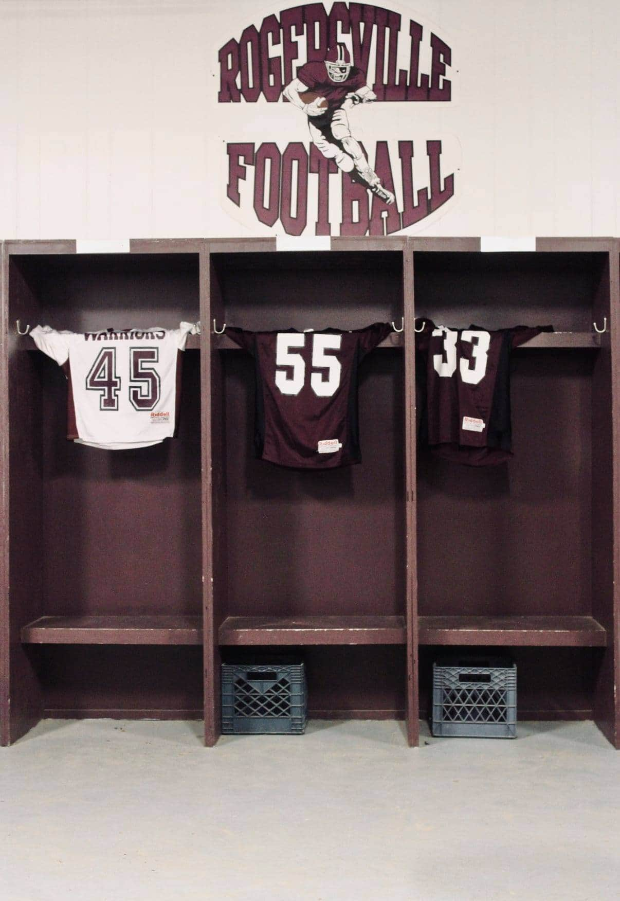 Football locker room