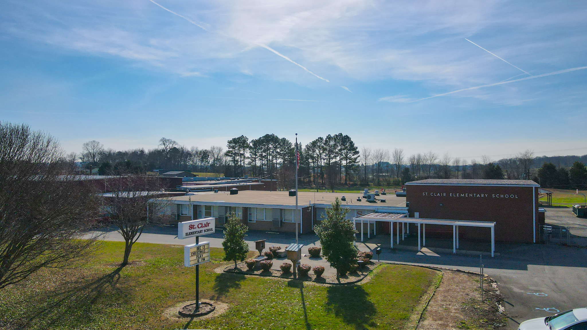 School building.