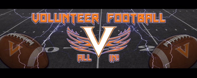 Volunteer Football logo and banner