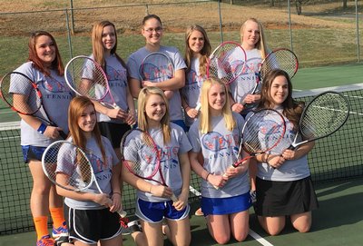 Girls' Tennis team