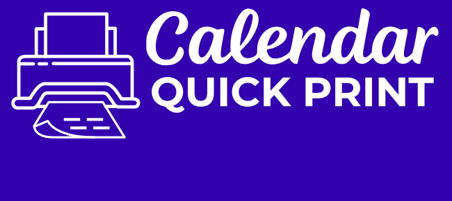 McDonough Calendar Quick Print Button