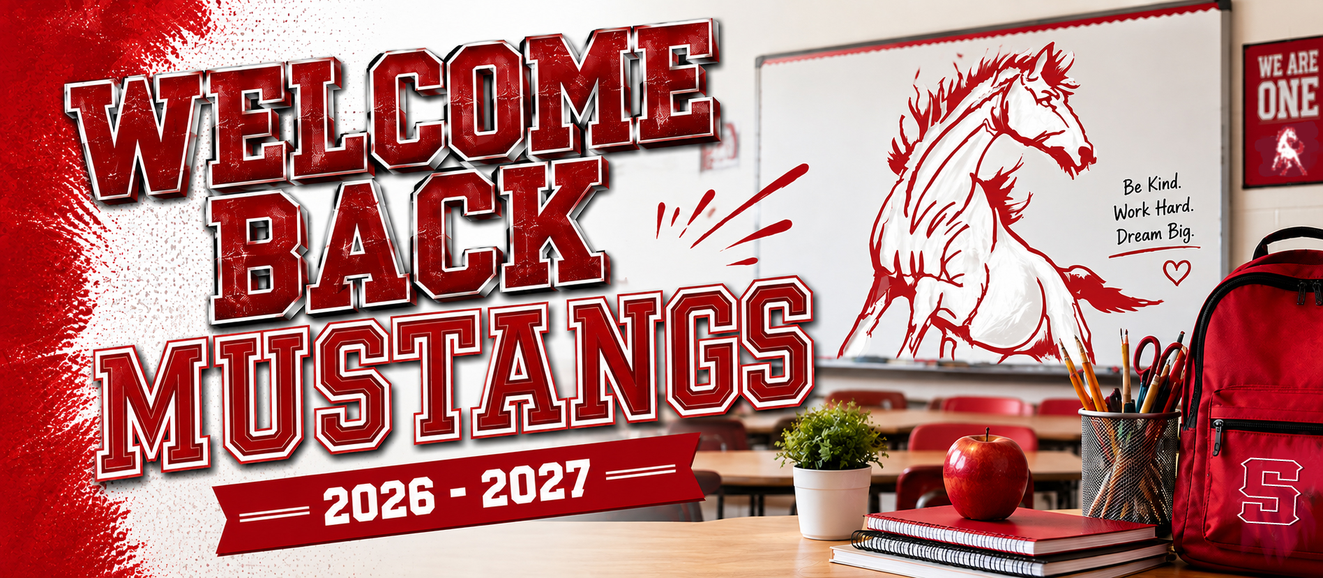 Welcome Back Mustangs 2026-2027