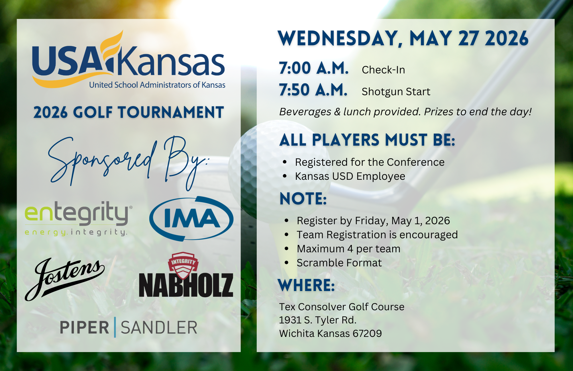 2026 Golf Tournament