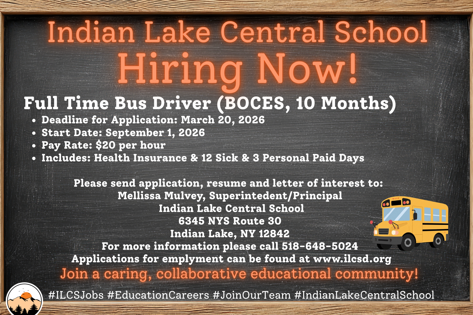 Full Time Bus Driver