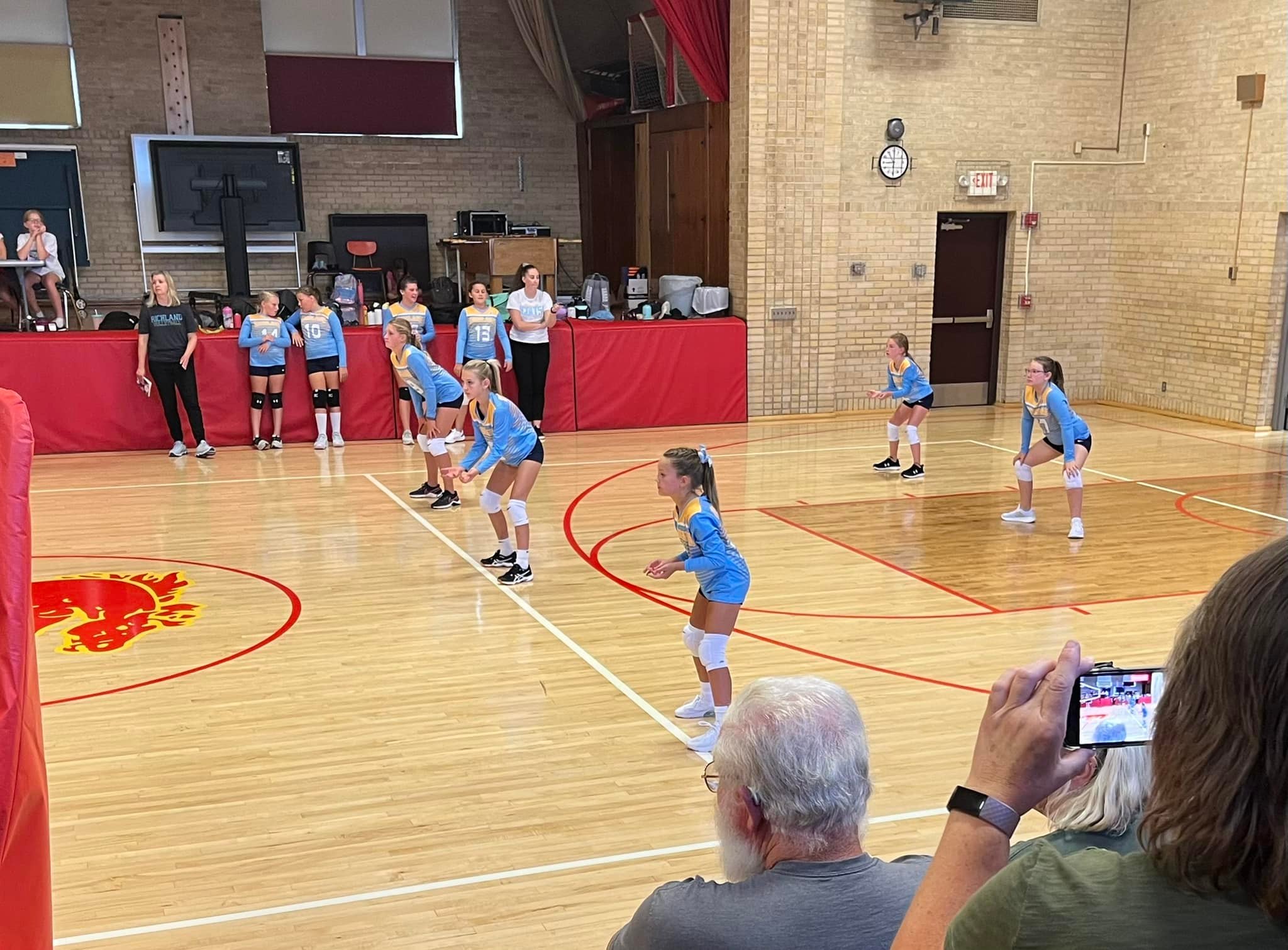 5th grade volleyball game