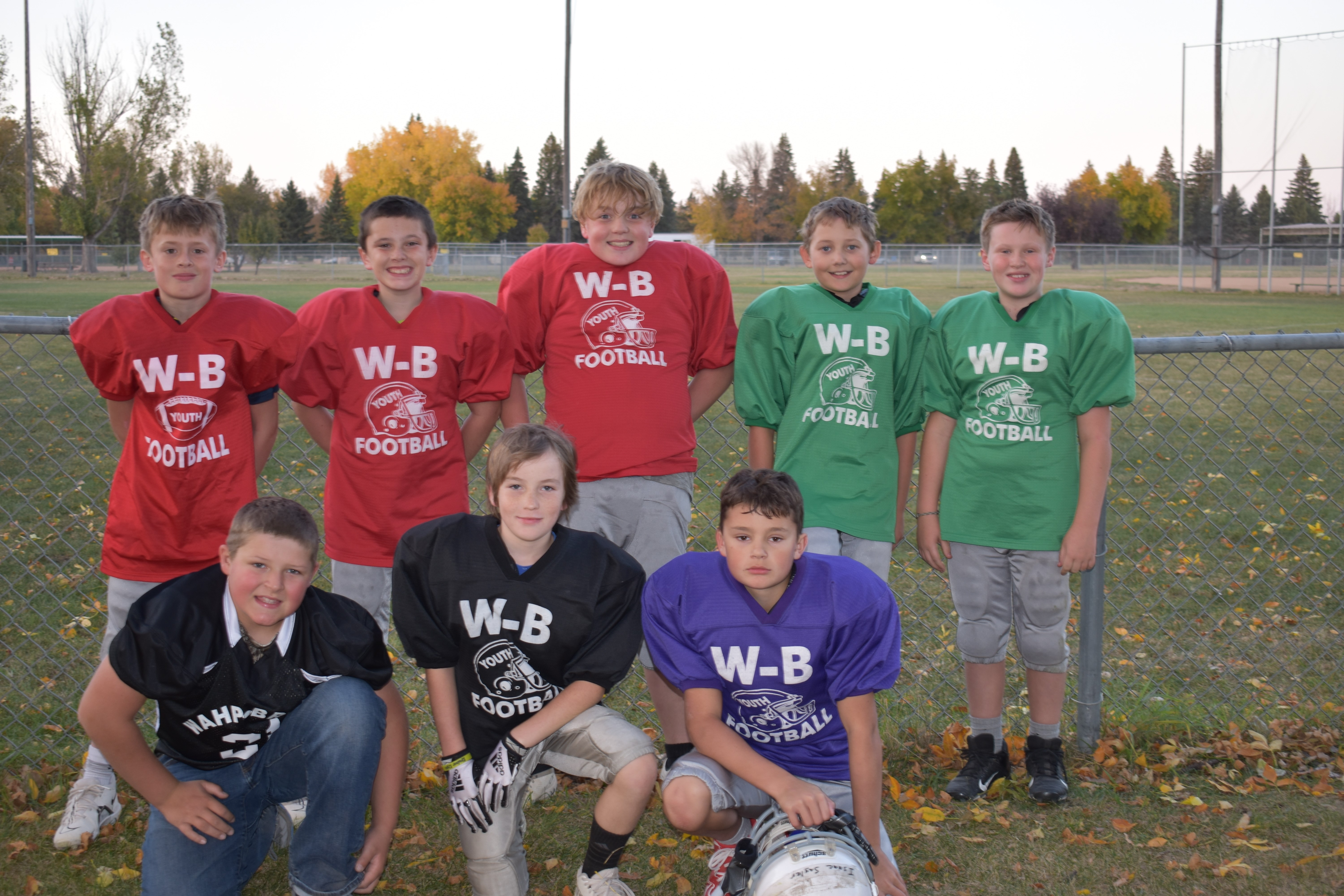 W-B Football players from Richland