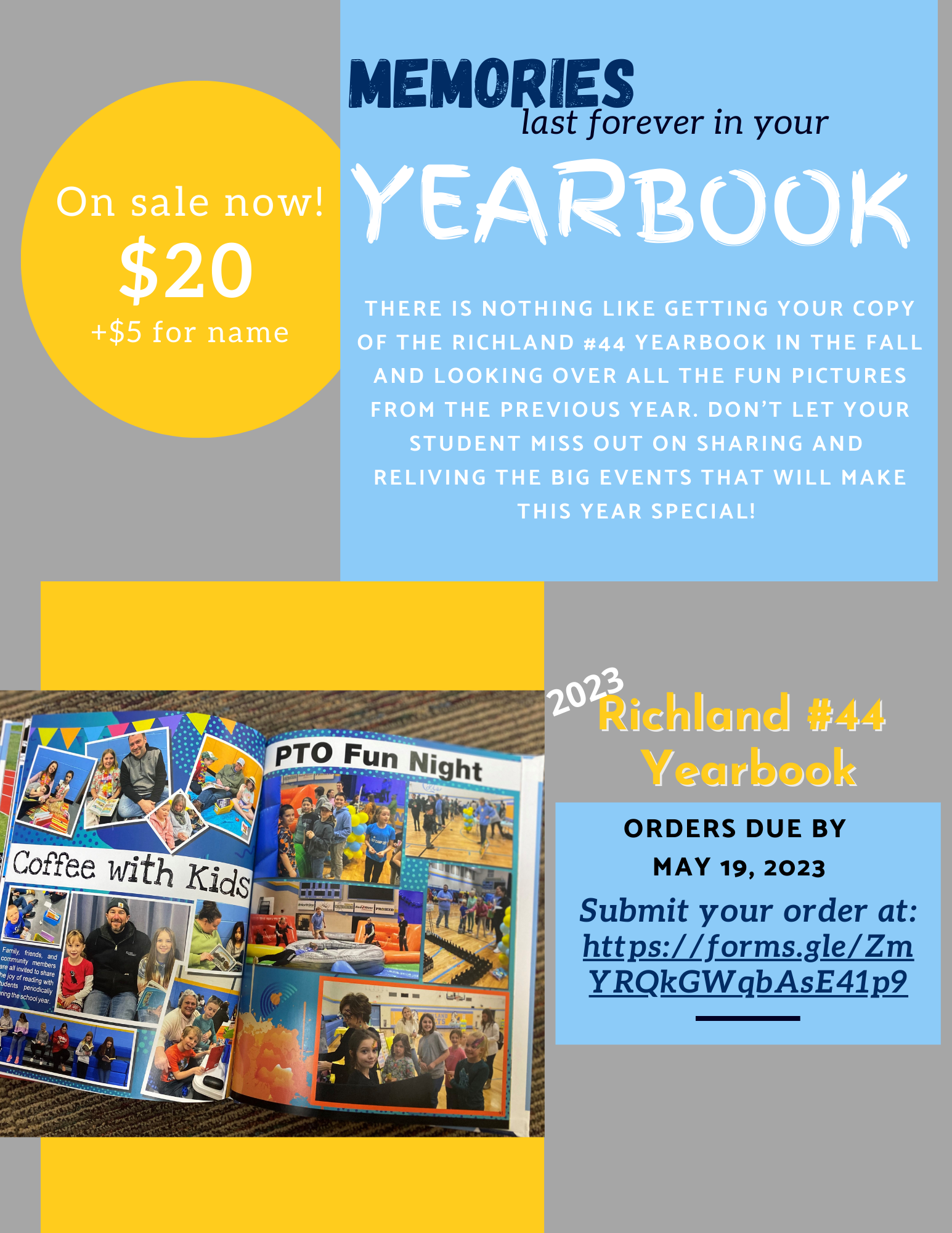 yearbook flyer