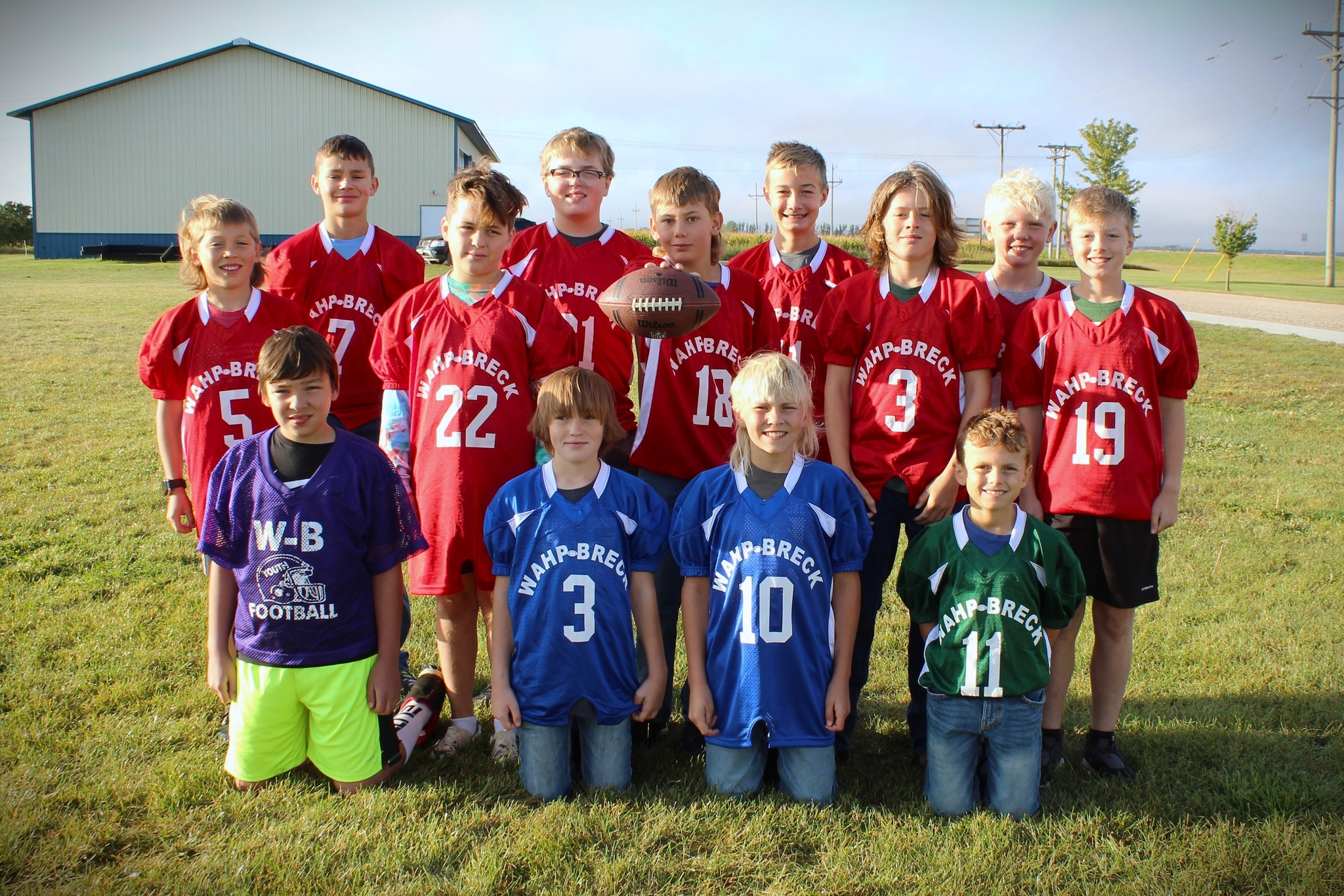 W-B Football players from Richland
