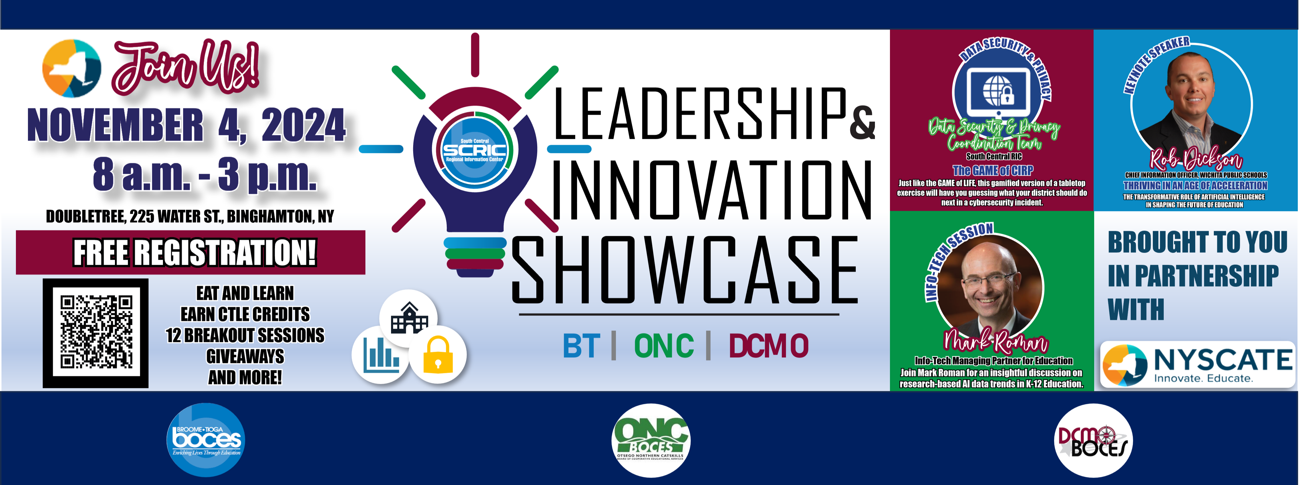 Save the date image for November 4th forthe Leadership and Innovation Showcase