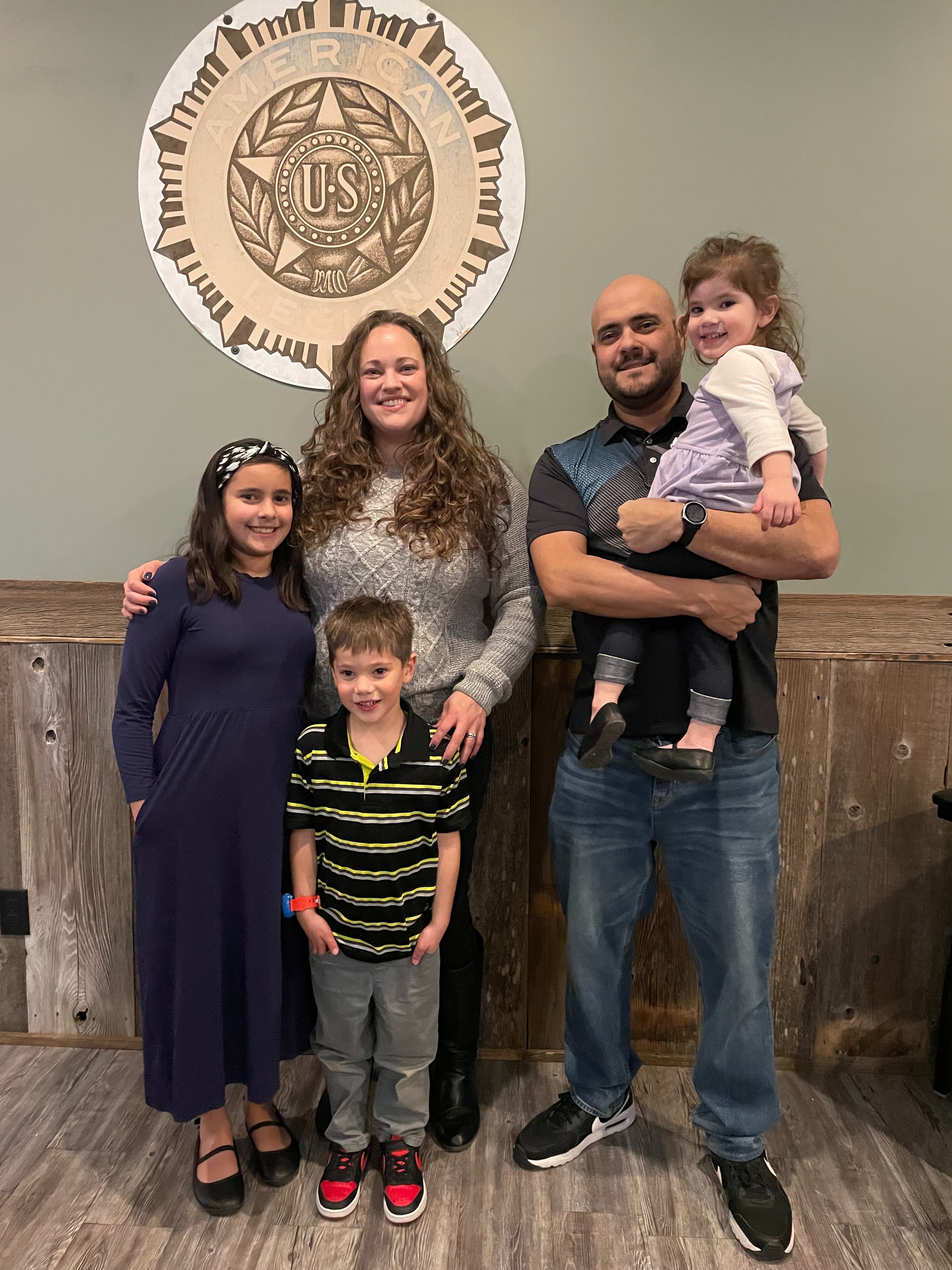 Mrs. Aldrete and Family