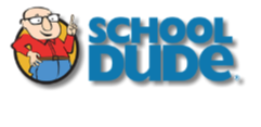 School Dude logo and button