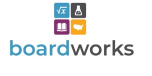Boardworks logo and button