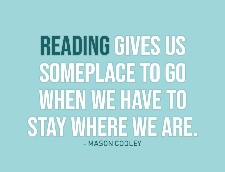 Reading Give Us Someplace To Go When We Have To Stay Where We Are