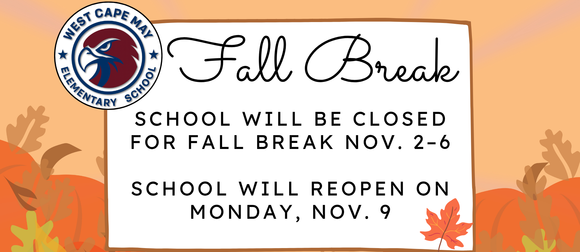 Fall Break 2026