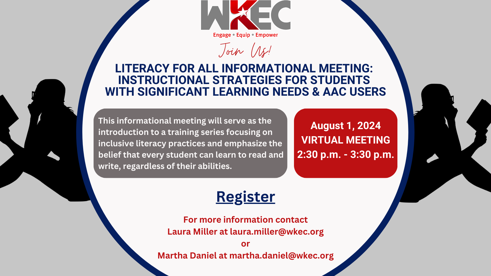 Literacy for All Informational Meeting:  Instructional Strategies for Students With Significant Learning Needs & AAC Users 