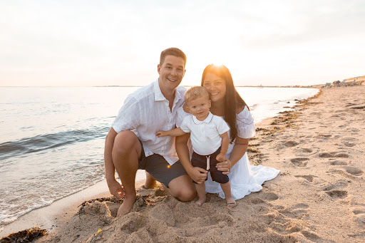 Mrs. Curran with family