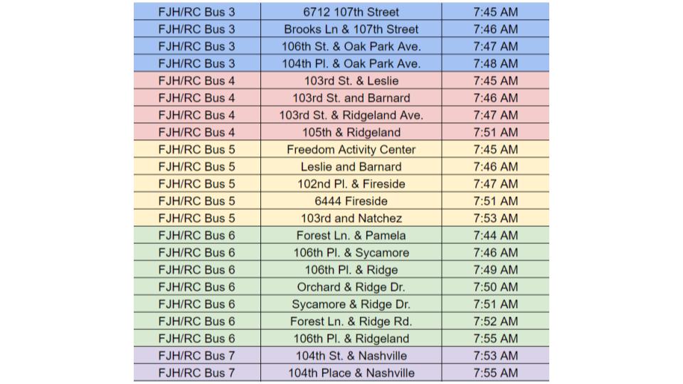 Bus Routes