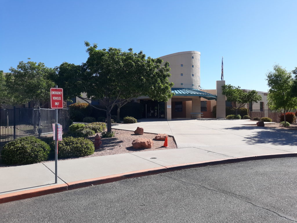 school building's front picture