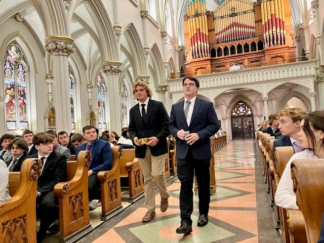 Bishop Timon - Seniors at OLV Mass