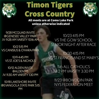 Cross Country Schedule