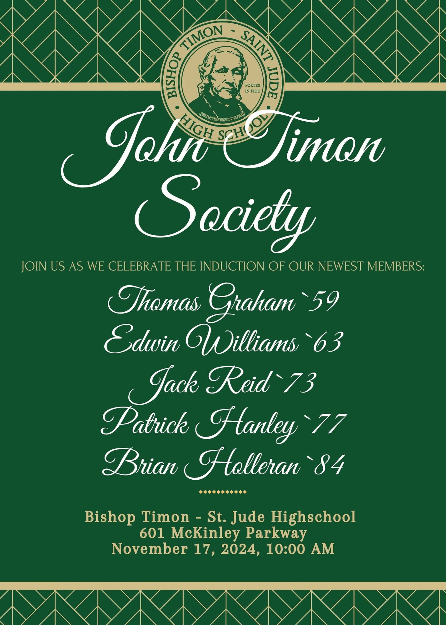 John Timon Society Class `25