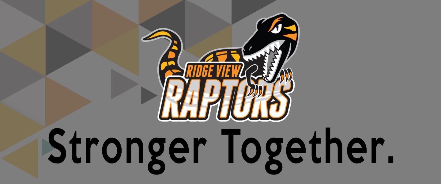 ridge view raptors stronger together.