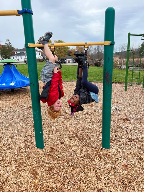 children play structure