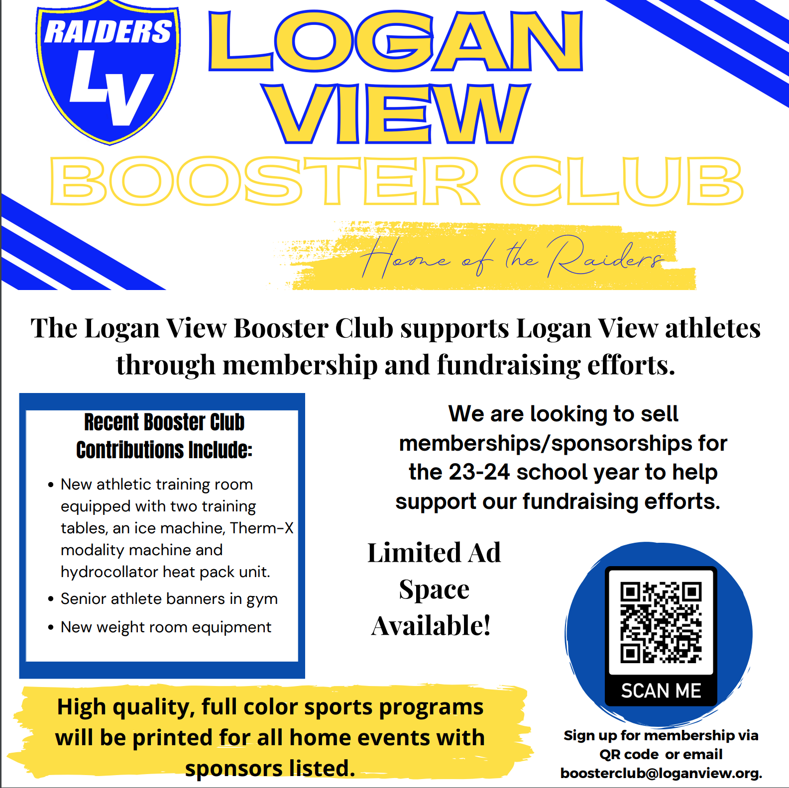 sports membership info