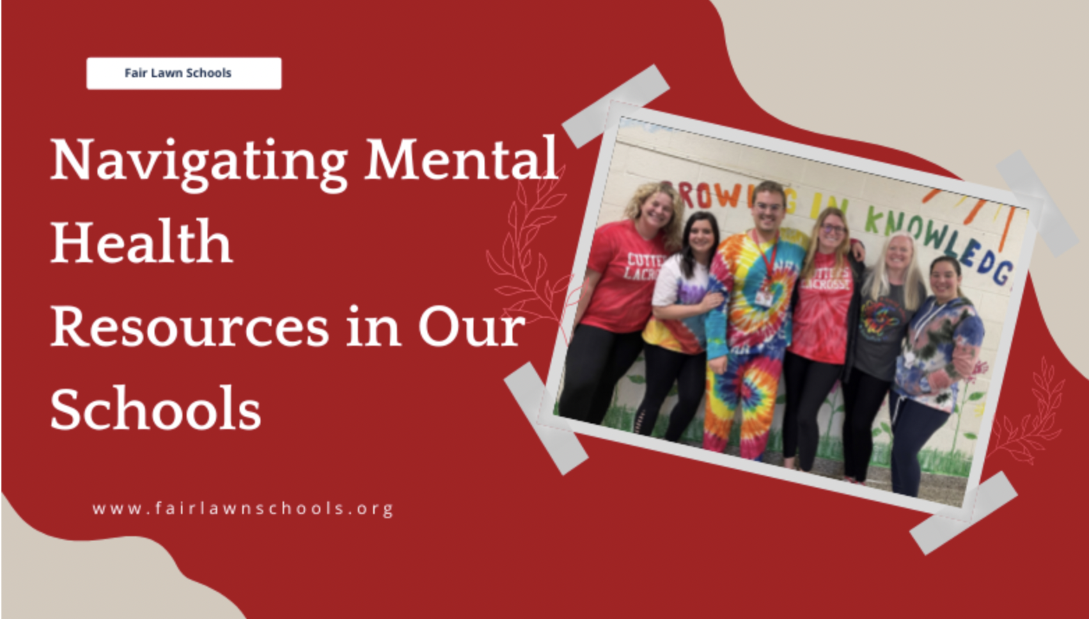 navigating mental health resources in our school