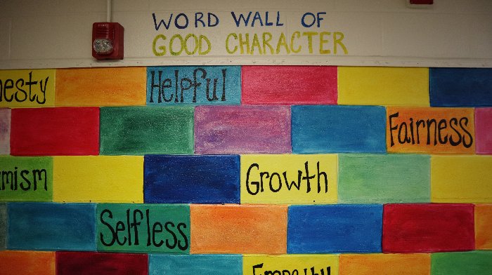 word wall of good character