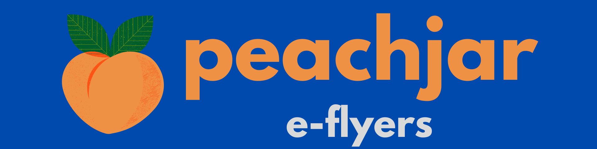 peach jar e-flyer logo