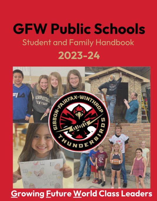 Cover of the GFW Student and Family Handbook