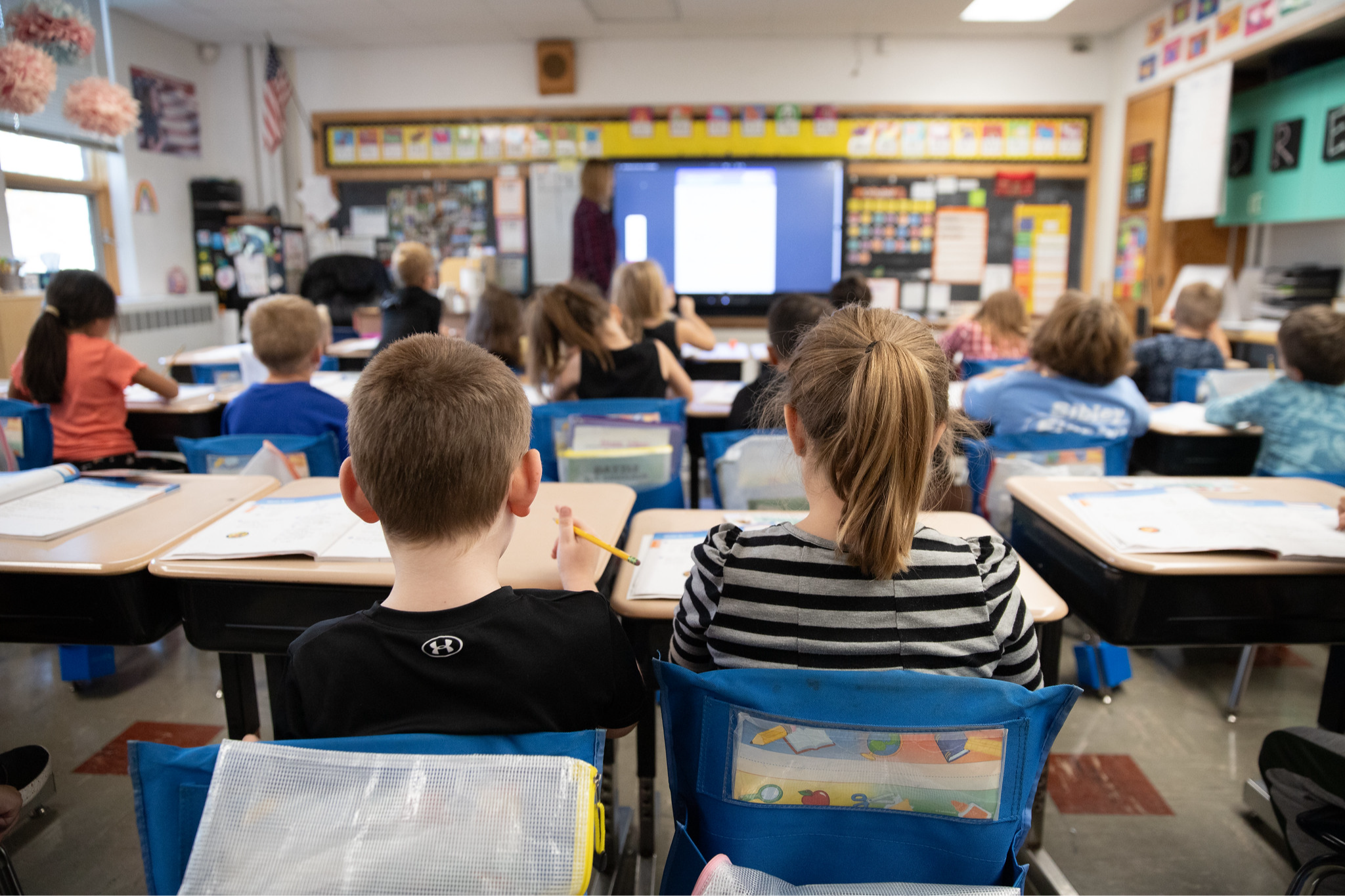 Students in classroom